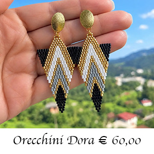 Orecchini Dora disponibili su ordinazione ad € 60,00 Orecchini Dora 002 per Bigiotteria Mosaico