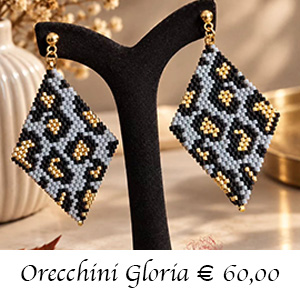 Orecchini Gloria disponibili su ordinazione ad € 60,00 Orecchini Gloria 004 per Bigiotteria-Mosaico